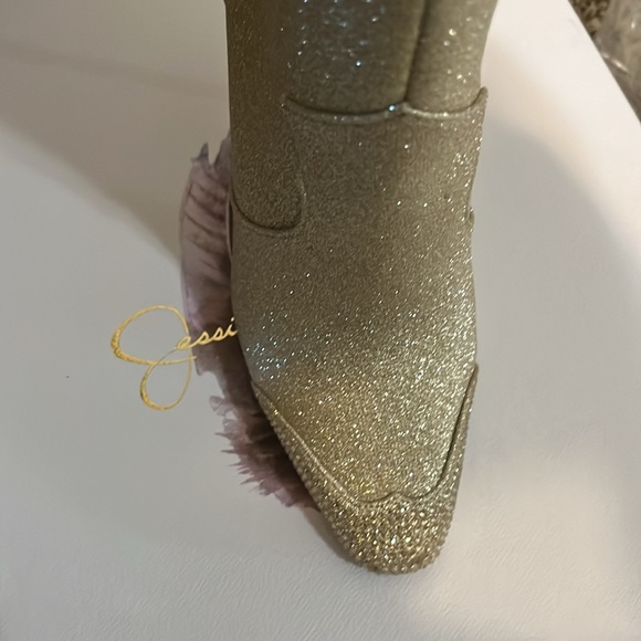 Brand New Gold Jessica Simpson Boots. - Picture 3 of 3